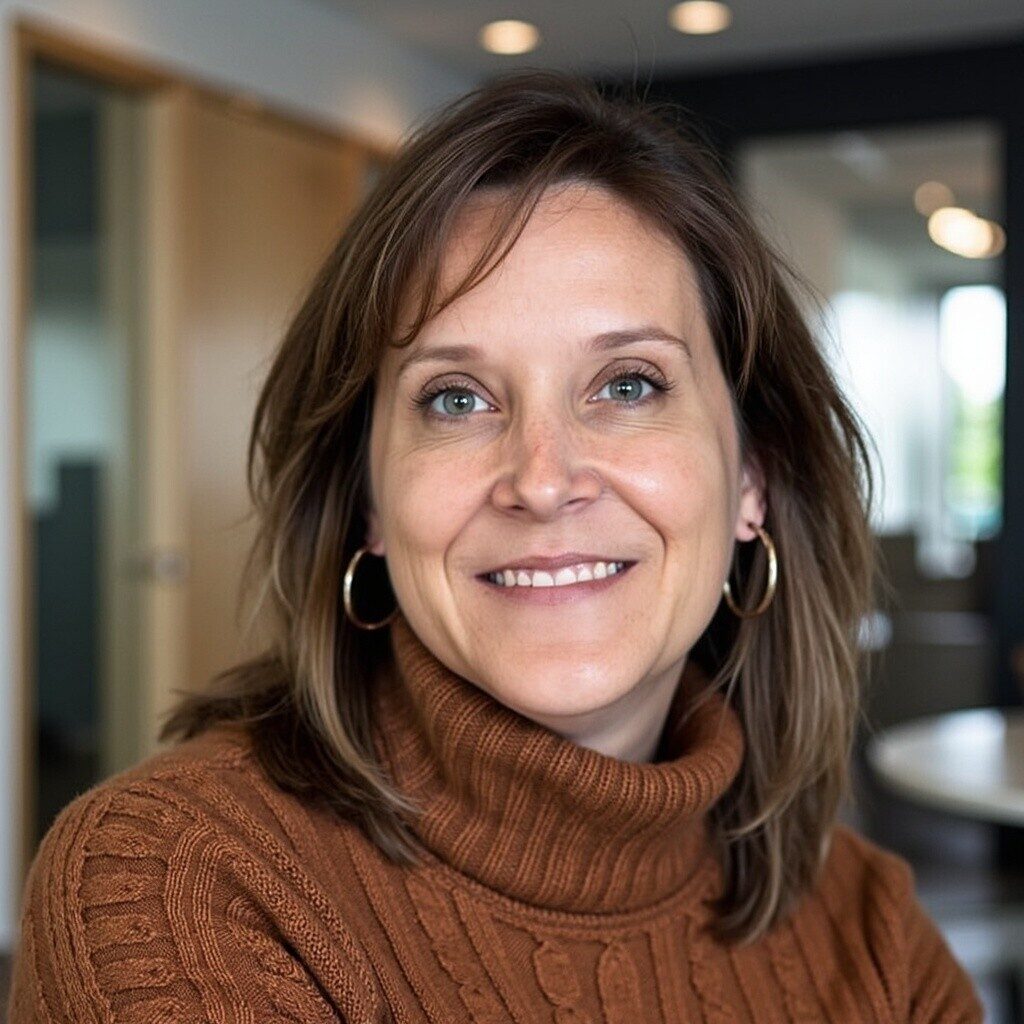 Lane - brown sweater headshot